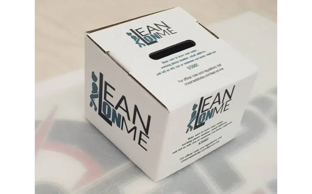 Lean On Me suggestion box.